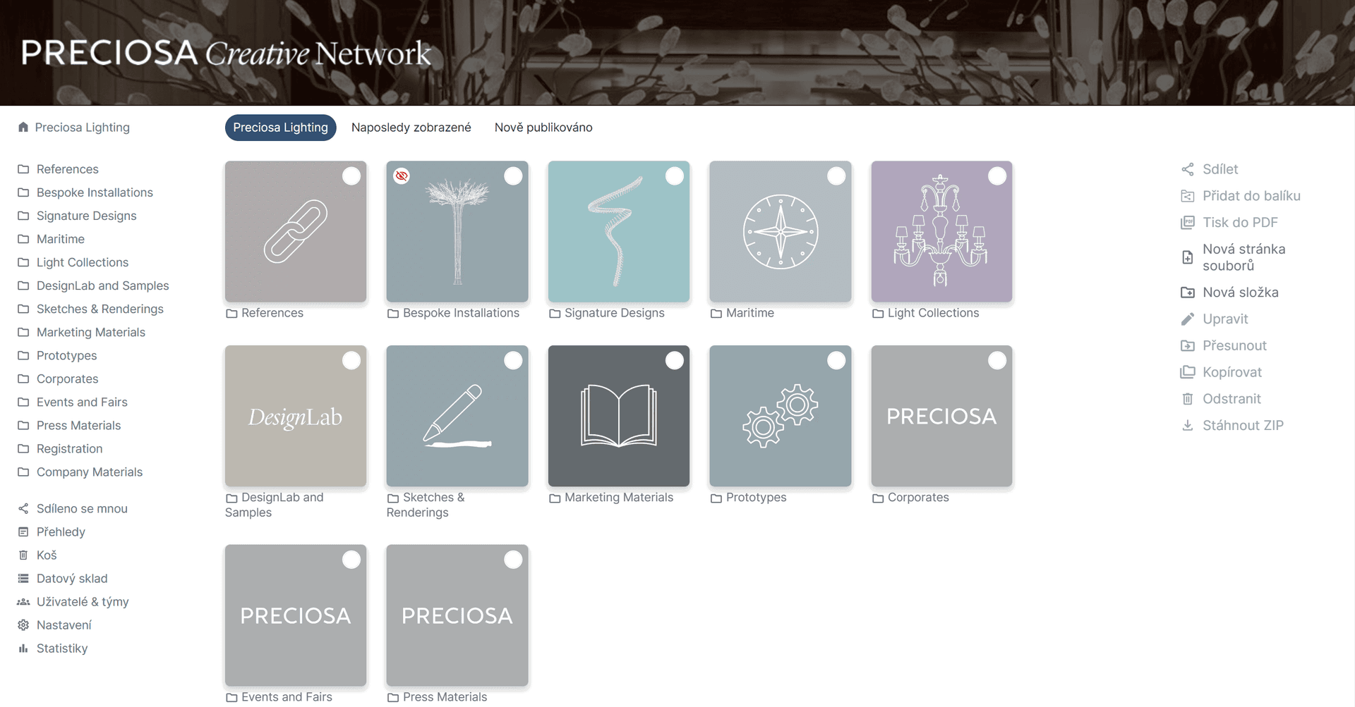 Preciosa BrandCloud